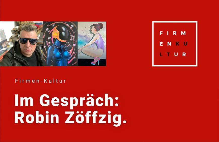 Einladung: Im Gespräch mit Maler Robin Zöffzig!